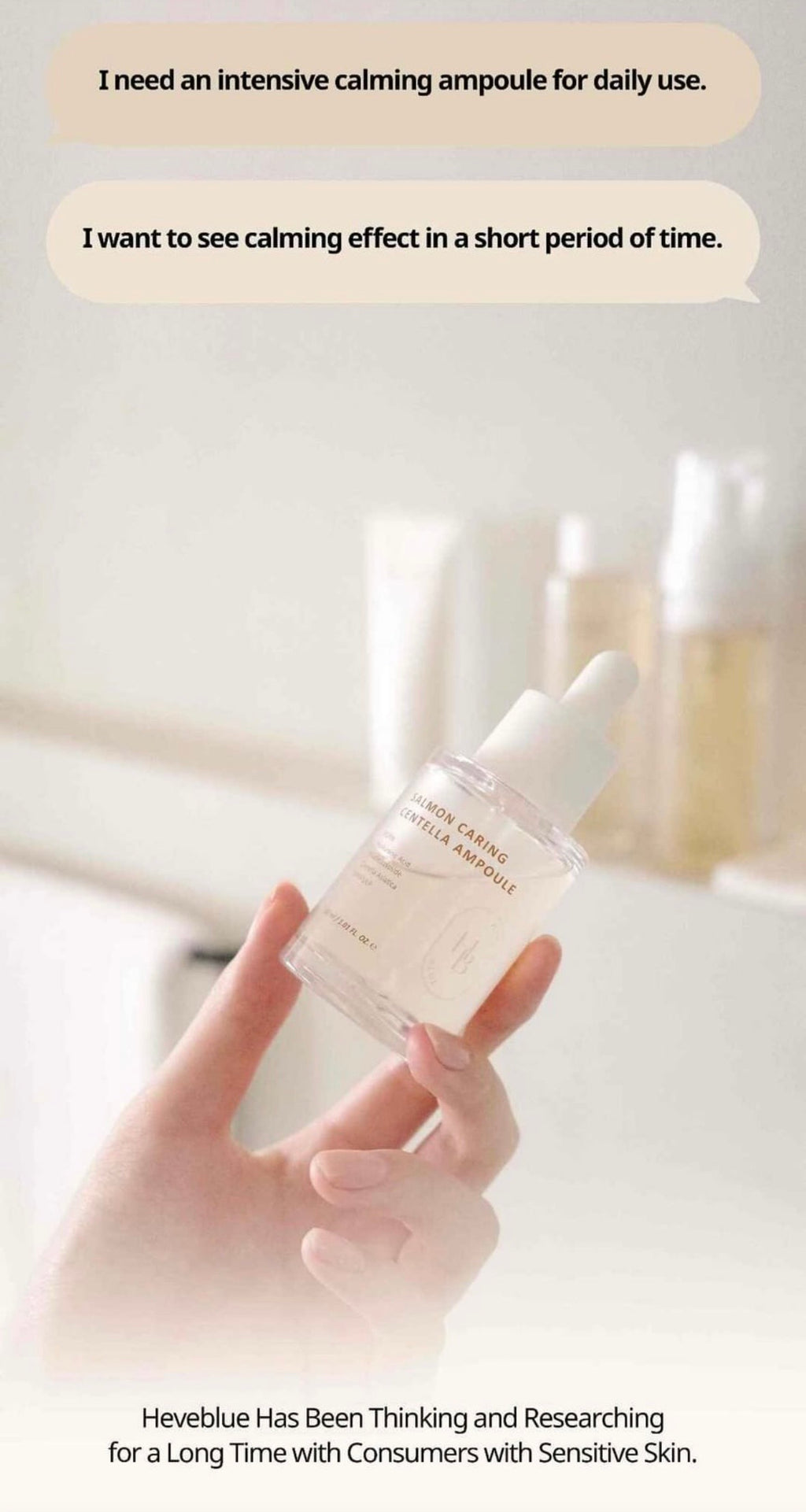 HEVEBLUE - Salmon Caring Centella Ampoule