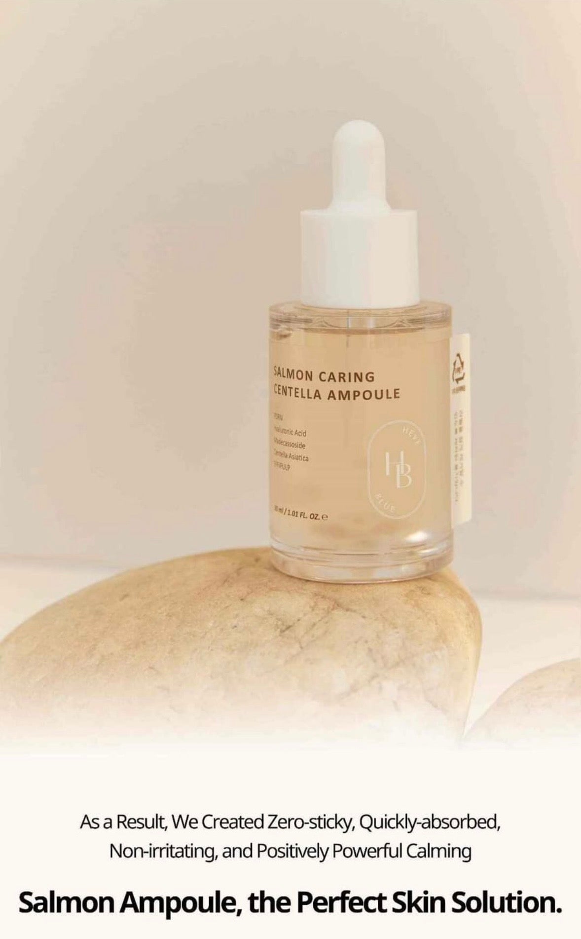 HEVEBLUE - Salmon Caring Centella Ampoule